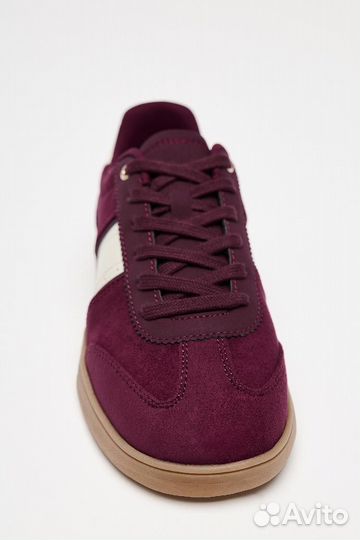 Кроссовки бургунди / Zara