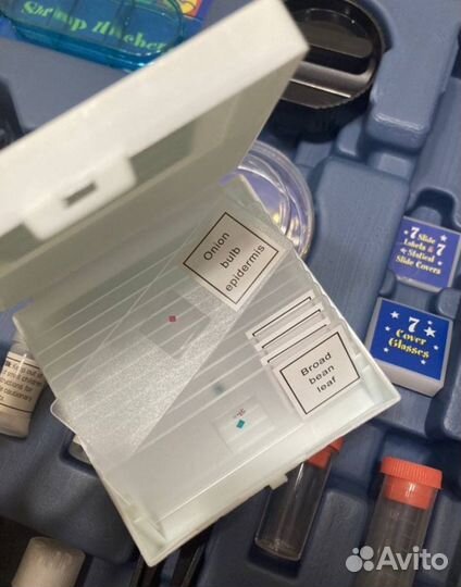 Микроскоп детский + набор для опытов