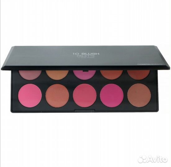 Палетка румян из 10 оттенков