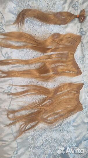 Волосы на заколках новые