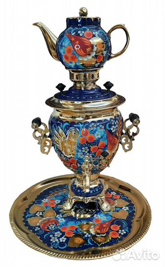 Самовар электрический 3 литра набор с автоотключем