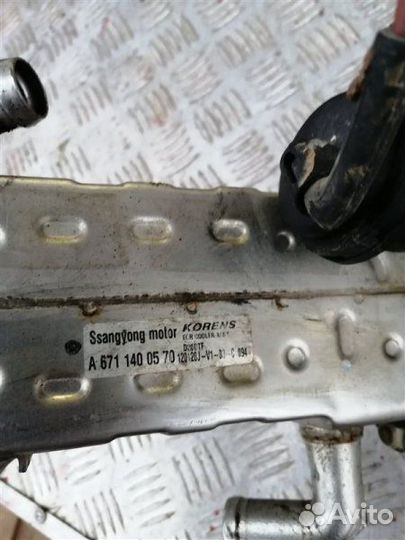 Радиатор EGR Ssangyong Actyon New CK D20T 2012