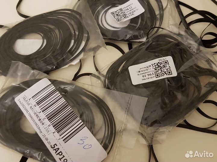 Пассики для магнитофонов кассетных 0,5-4мм