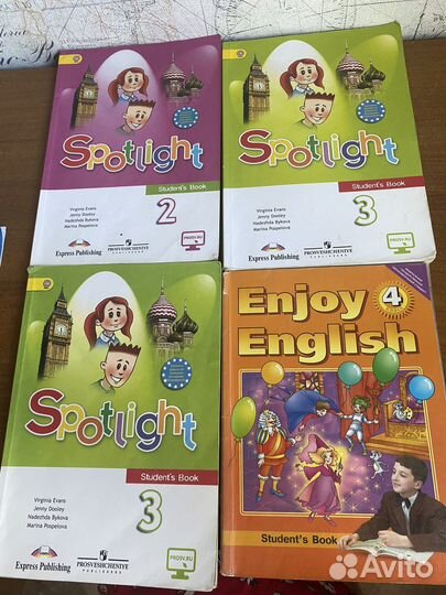 Учебник английского языка 2, 3, 4 классы