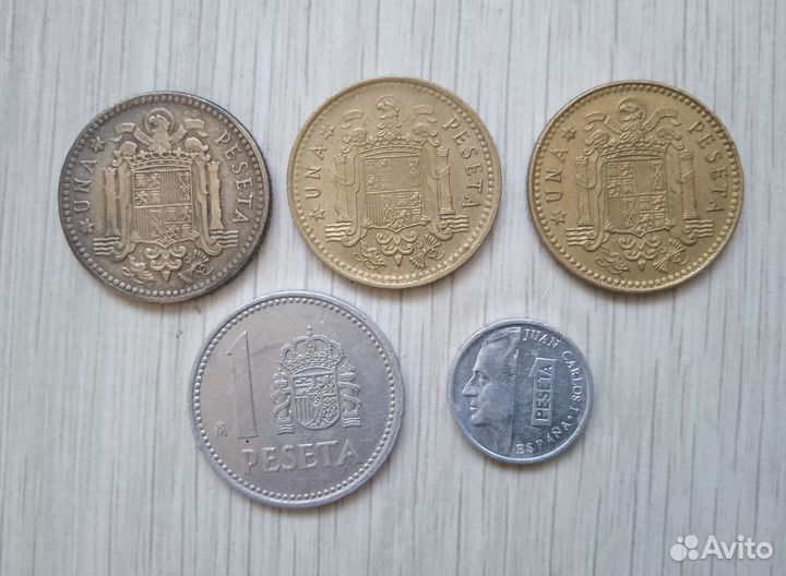 Монеты Испании, Португалии,Турции(наборы)