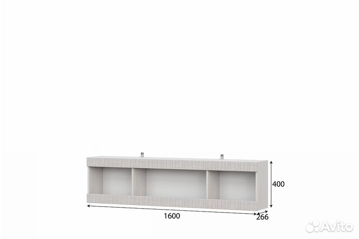 Полка навесная Гамма 1600