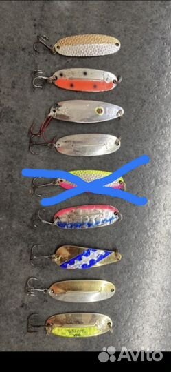 Блесна williams оригинал б/у