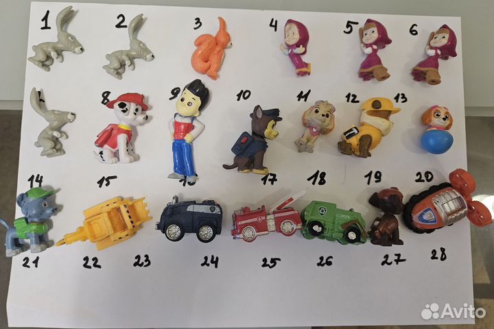 Игрушки от киндера (листать фото)