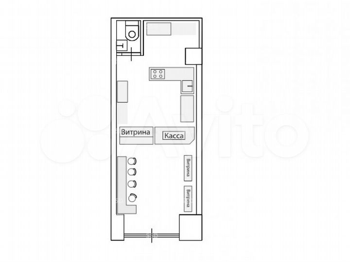 Продам торговое помещение, 23.4 м²