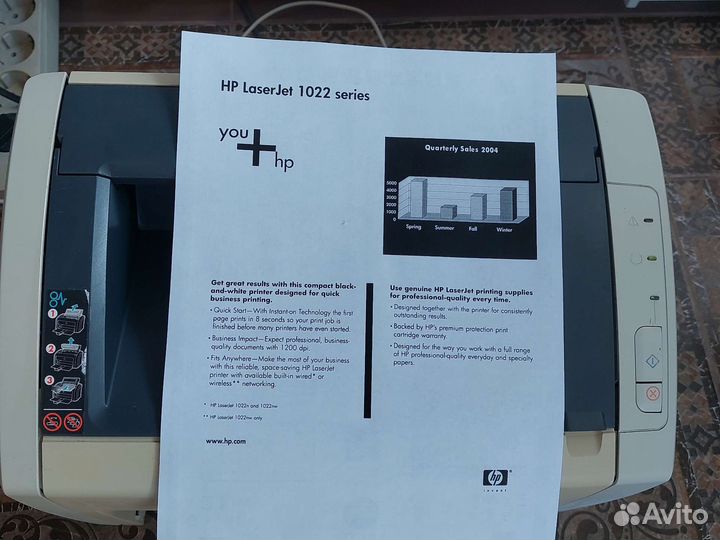 Принтер лазерный hp 1022