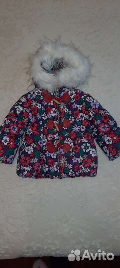 Куртка для девочки зима 92