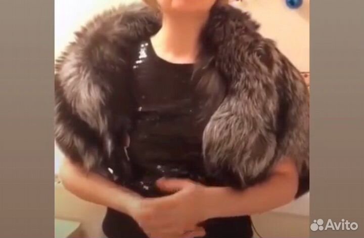 Мех чернобурой лисы