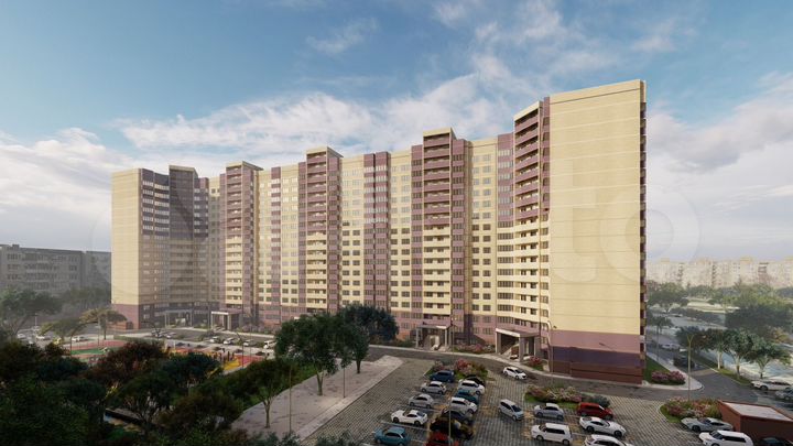 1-к. квартира, 46,5 м², 7/17 эт.