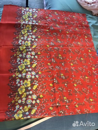 Отрез ткани СССР штапель