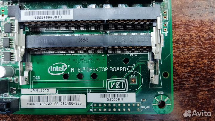 Материнская плата intel D2500HN (mini ITX)