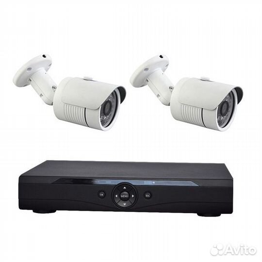 Уличное видеонаблюдение 2 камеры Sony 1080P