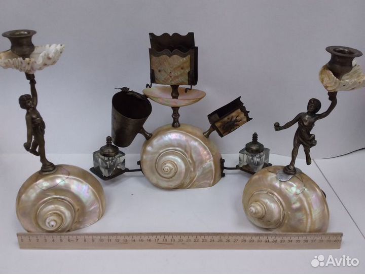 Настольный письменный набор Арт-Деко. Нач.20 в