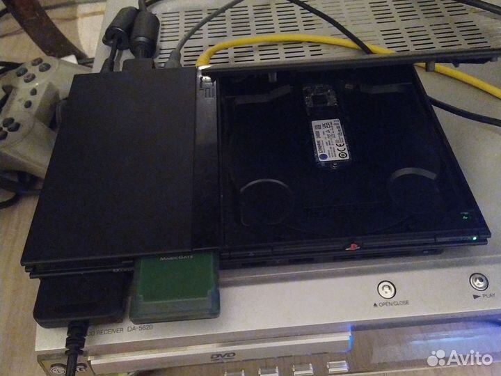 M2PS2 Мод SATA ssd для playstation 2 slim