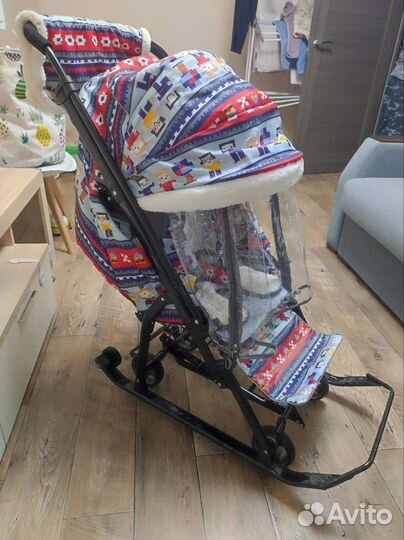 Санки коляска nika kids