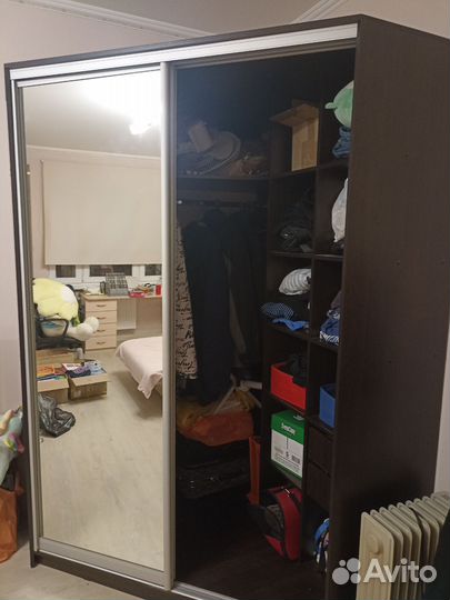 Угловой шкаф с зеркалом бу