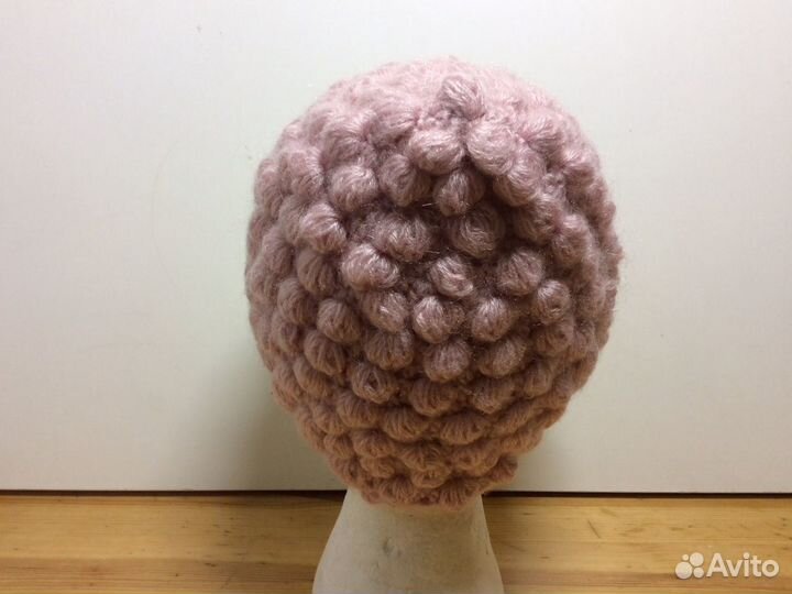 Очаровательная вязаная шапочка соты, 53-56, арт226