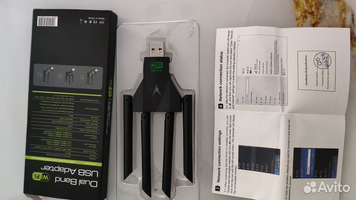 Игровой Wifi адаптер usb 3.0 2.4/5 GHz