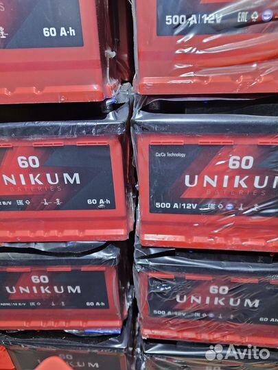 Аккумулятор Unikum 60 a/h