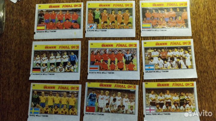 Чемпионат мира по футболу 1990 года (вкладыши)