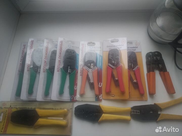 Инструмент для обжима RJ45 / RJ12 / RJ11 / F и BNC