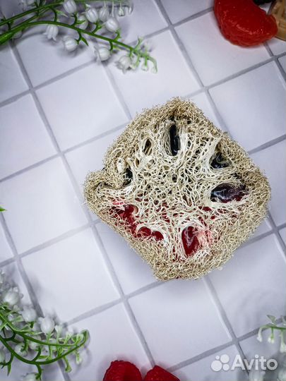 Массажное мыло с люфой