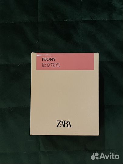 Новая туалетная вода Zara Peony 90ml