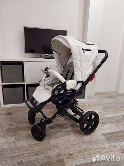Коляска 2 в 1 эко кожа