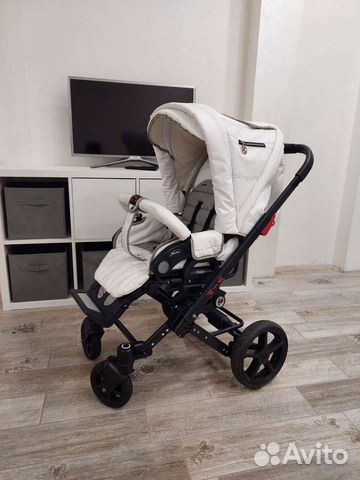 Коляска 2 в 1 эко кожа