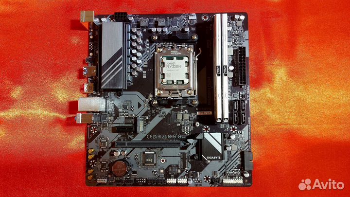 Комплект на ryzen 5 7500f + b650m d2h+ 32gb ddr5