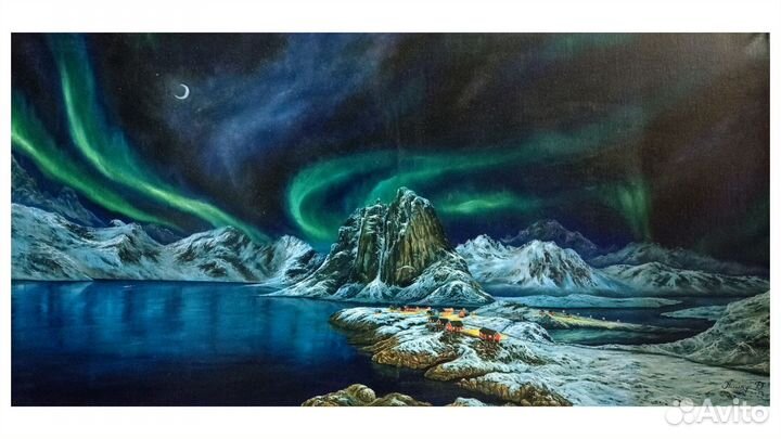 Картина маслом на холсте пейзаж