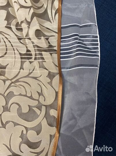 Тюль для кухни с ламбрекеном 240 185