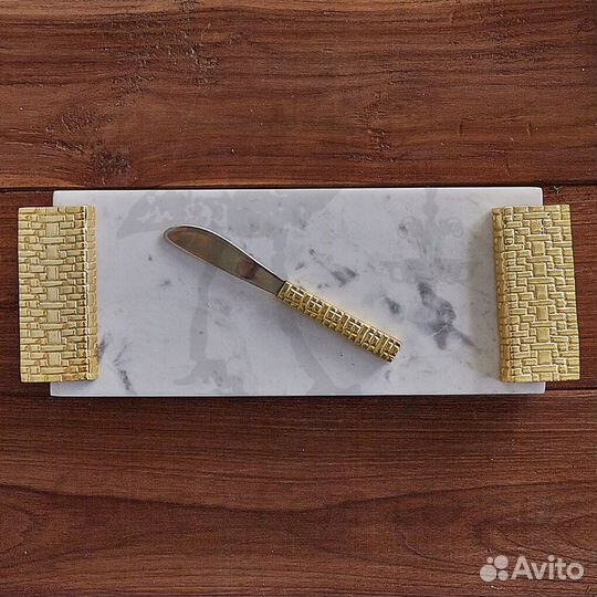 Поднос / Доска сервировочная Мрамор