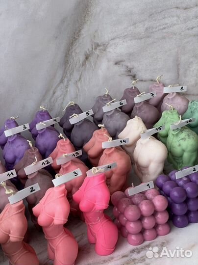 Эко-свеча женское тело