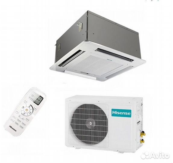 Кассетный кондиционер Hisense на 75кв.м