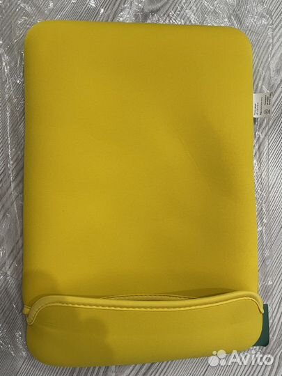 Желтый яркий чехол для ноутбука