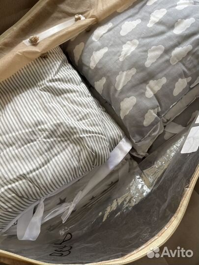 Бортики на кроватку кокон гнездышко