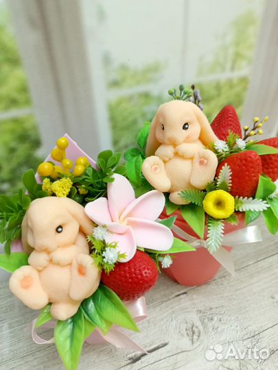 Букет из мыла ручной работы