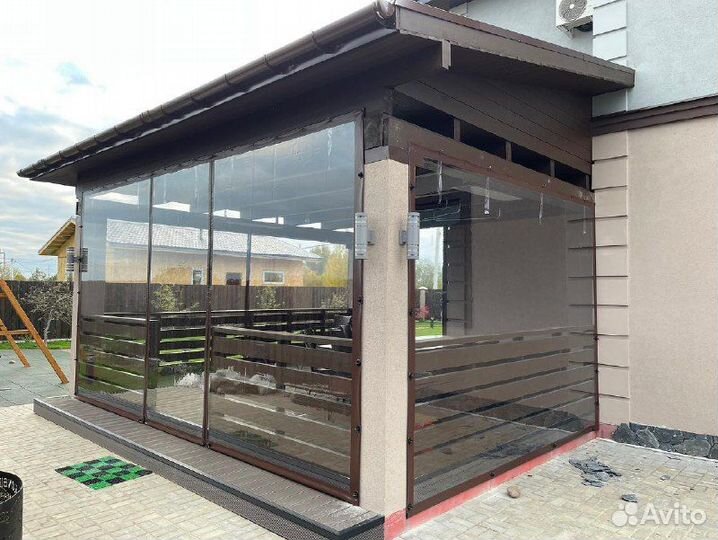 Мягкие окна для беседок