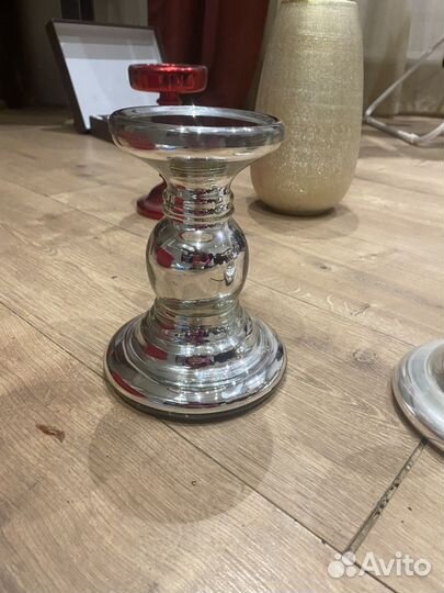 Подсвечник IKEA стекло