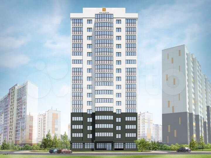 1-к. квартира, 43 м², 12/16 эт.