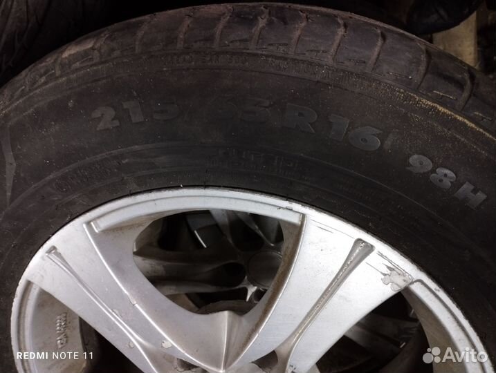 R16 Dunlop Bb490 215/65, PCD 5x112 DIA 66.6