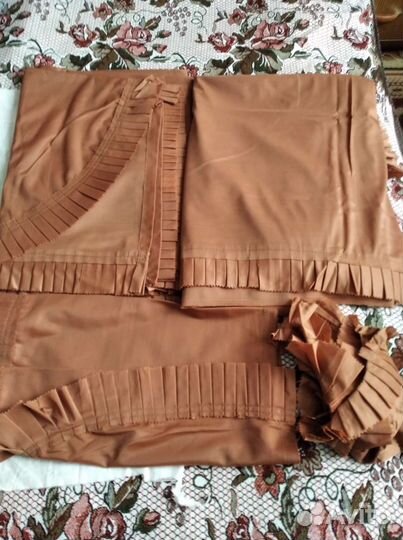 Шторы теневые,новые,2 комп,4 предметные,нейлон