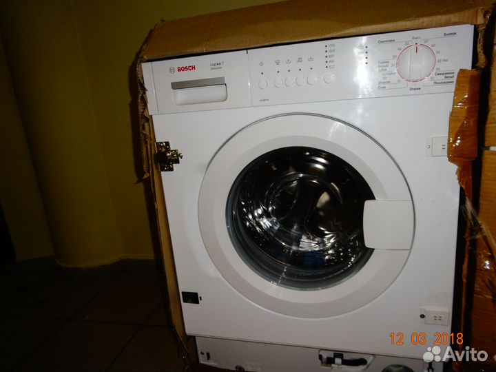 Встраиваемая стиральная машина bosch