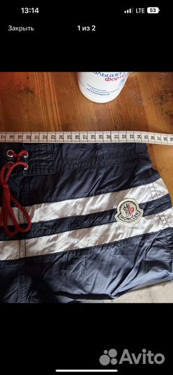 Moncler оригинал шорты