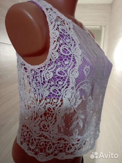 Блузка ажурная